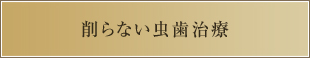 削らない虫歯治療料金表